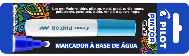 MARCADOR AZUL METALICO PILOT PINTOR M