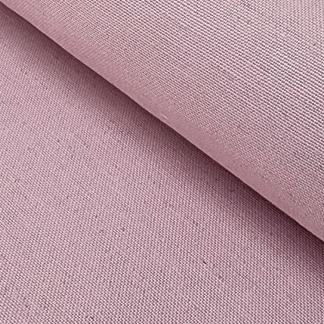 LINHO 80% Algodão 20% Linho ROSE BLUSH L 1,50m