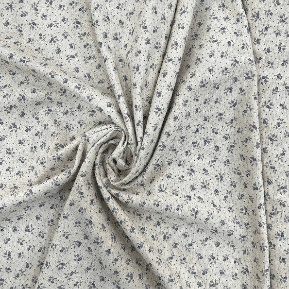 LINHO COTTON FLORAL 80% Algodão 20% Linho L 1,50m