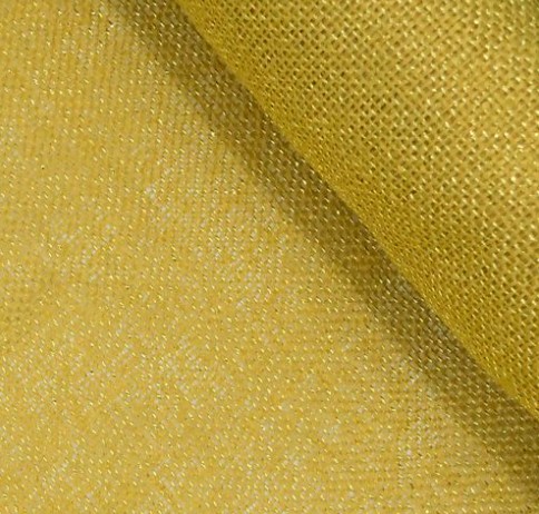 JUTA POLIPROPILENO TRAMA ABERTA L 1,00m AMARELO OURO C/ DOURADO