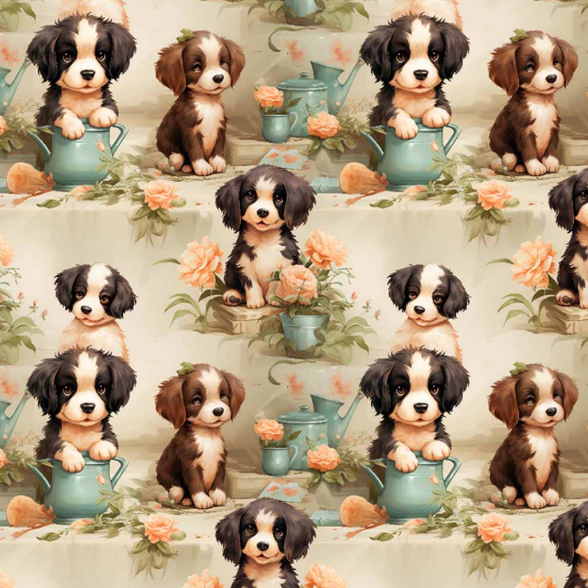 AB25 - Tricol. Colecao 3 Cachorrinhos - Cachorrinho 2 - 92832/001D