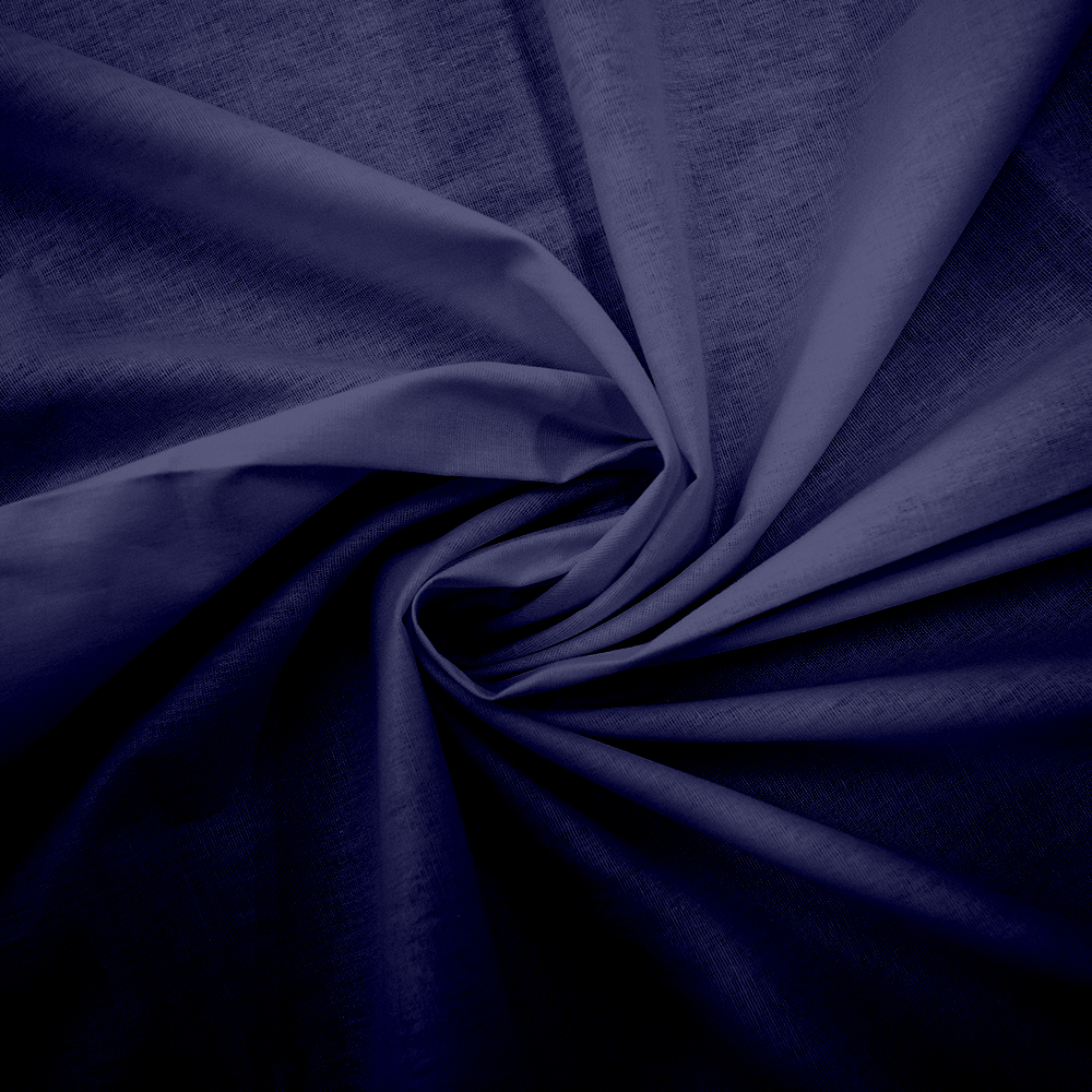 TRICOLINE LISO AZUL MARINHO C421 100% Algodão L 1,50m