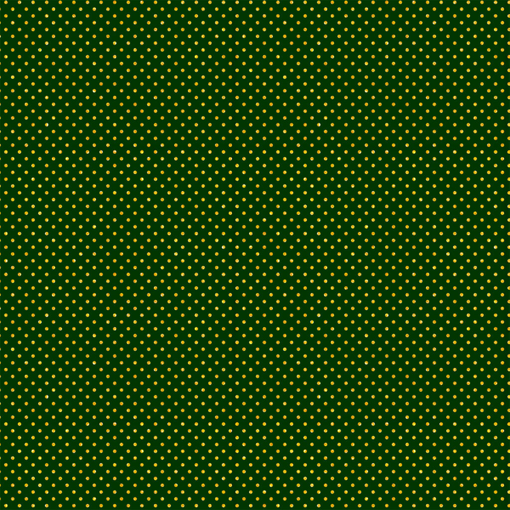 TRICOLINE NATAL POÁ VERDE C DOURADO Des 1001 V059 100% ALGODÃO L 1,50m