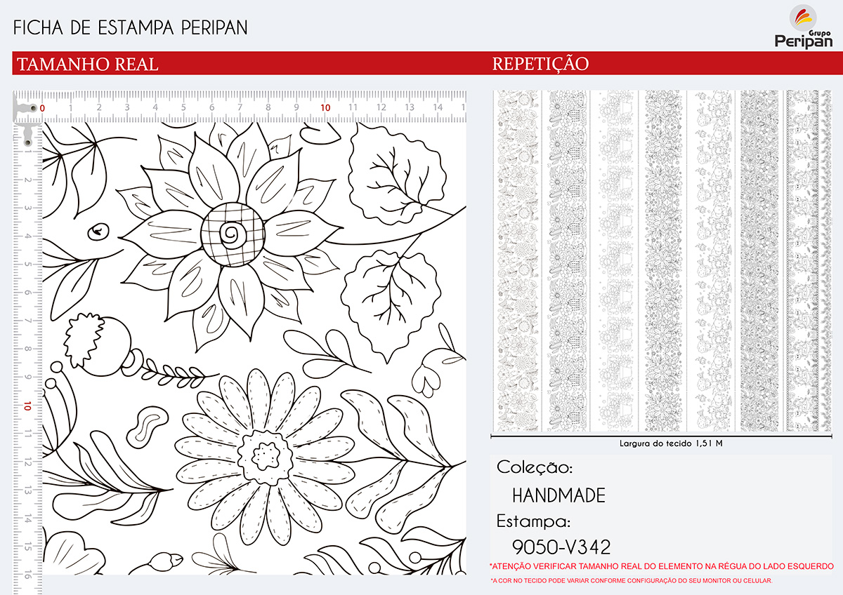 Tricoline Bahamas BARRADO PARA PINTAR 100% Algodao Des 9050 L 1,50m V342