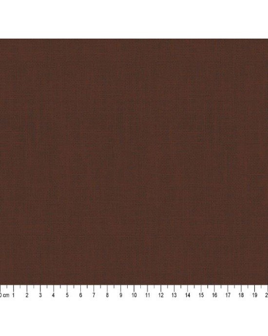 TRICOLINE EST VENEZA 7369 TEXTURA MARROM ESCURO L 1,50m  100% ALGODAO