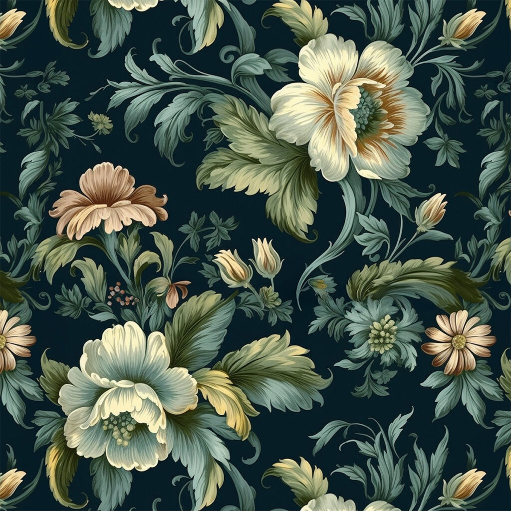 Sarja Impermeavel FLORAL AcquaDecor Digital 100% Algodao Des 9010 L 1,50m E092