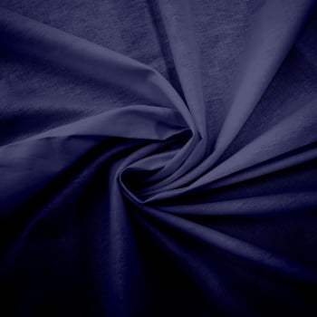 TRICOLINE LISO AZUL MARINHO C421 100% Algodão L 1,50m