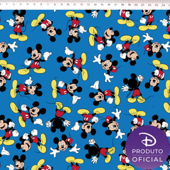 TECIDO TRICOLINE EST DISNEY- MICKEY 100% ALGODÃO Larg.1,50m