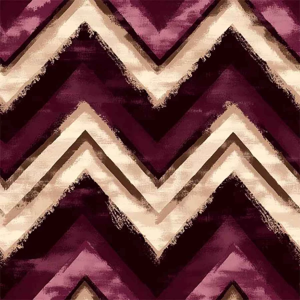 TRICOL. DIGITAL 100% ALGODAO - COLECAO BORDEAUX CHEVRON L 1,50m