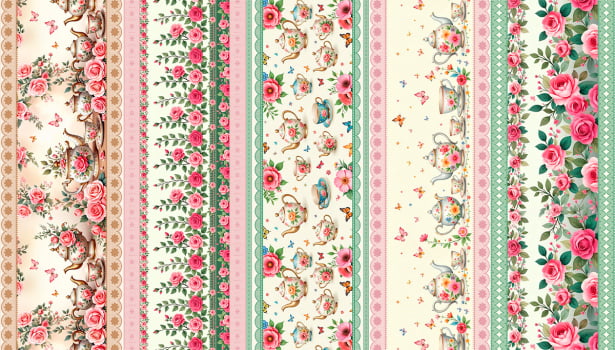 Tricoline Bahamas BARRADO FLORES 100% Algodao Des 9050 L 1,50m V298 Tricoline Bahamas BARRADO FLORES 100% Algodao Des 9050 L 1,50m V298