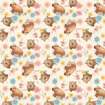 Tricoline Bahamas CAPIVARAS 100% Algodao Des 9050 L 1,50m V334 Tricoline Bahamas CAPIVARAS 100% Algodao Des 9050 L 1,50m V334