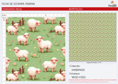 Tricoline Bahamas OVELHAS 100% Algodao Des 9050 L 1,50m V303 Tricoline Bahamas OVELHAS 100% Algodao Des 9050 L 1,50m V303