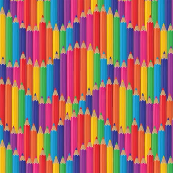 Tricoline Digital LÁPIS DE COR 100% Algodao Des 9003 L 1,50m E418