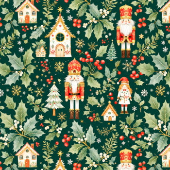 Tricoline Digital QUEBRA NOZES 100% Algodao Des 9001 L 1,50m E242