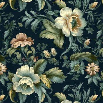 Sarja Impermeavel FLORAL AcquaDecor Digital 100% Algodao Des 9010 L 1,50m E092